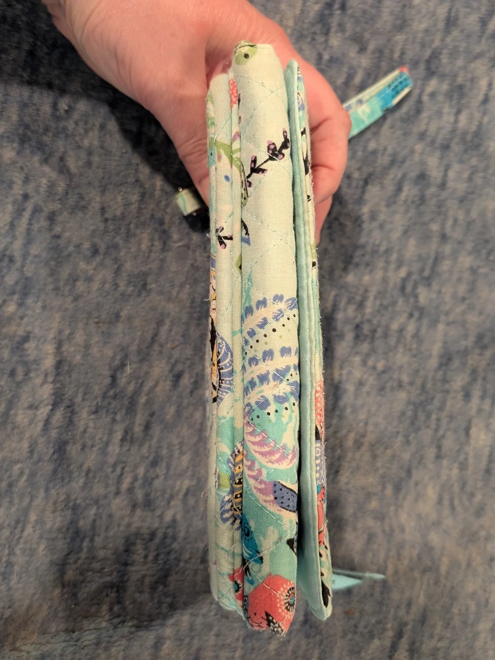 Vera Bradley Antilles Treasure Zip Around Wristlet Wallet